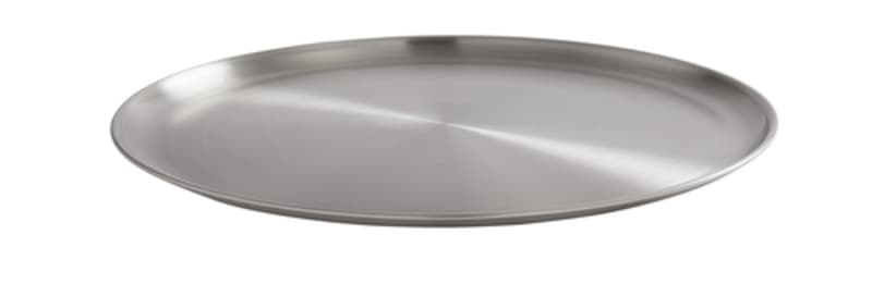 American Metalcraft SSP12 12" Round Satin Stainless Steel Plate
