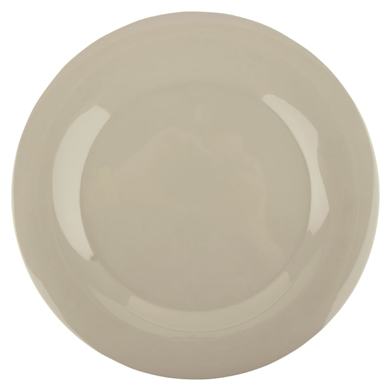 G.E.T. Enterprises WP-12-DI Diamond Ivory 11-11/16" Round Diamond Ivory Melamine Plate