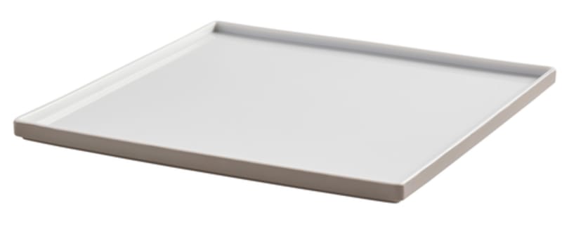 American Metalcraft UPS11MO 11" Square Mocha Melamine Plate