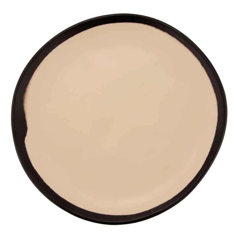 G.E.T. Enterprises CS-70-MA Pottery Market Matte 7" Round Manila Melamine Plate