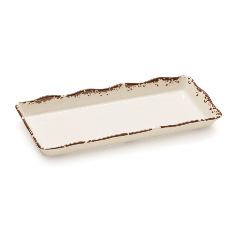 G.E.T. Enterprises ML-154-TC Tuscan Mill 14" x 5-1/2" Rectangular Melamine Tray