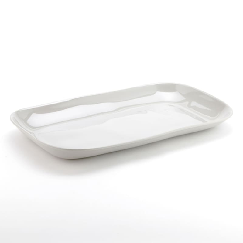 American Metalcraft CPL21SH 21" x 12-7/8" Shadow Melamine Crave Serving Platter