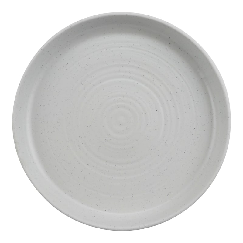 G.E.T. Enterprises INF117 Cheforward Infuse 16" Round Stone Natural/Black Melamine Platter