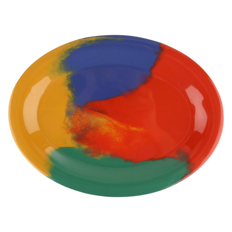 G.E.T. Enterprises OP-120-CE Diamond Celebration 11-7/8" Oval Diamond Celebration Melamine Platter