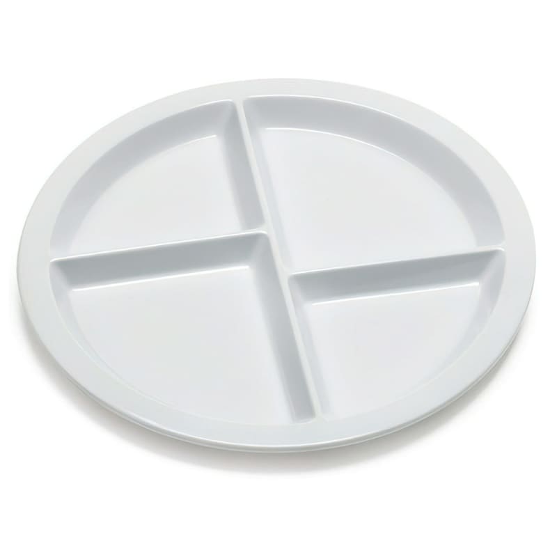 G.E.T. Enterprises CP-534-W Supermel 9-15/16" Round White Melamine Plate