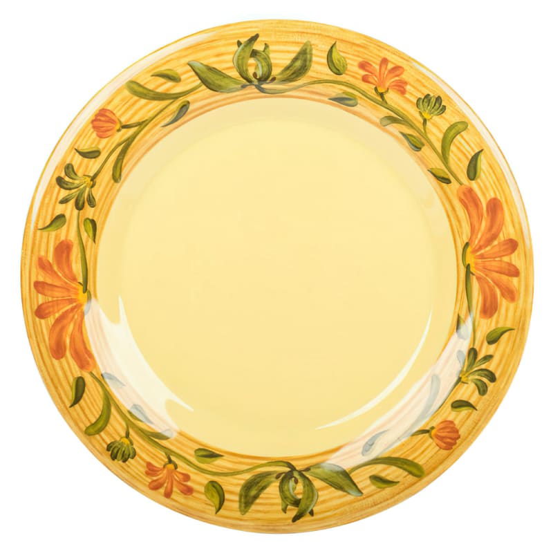 G.E.T. Enterprises WP-6-VN Venetian 6-1/2" Round Patterned Melamine Plate