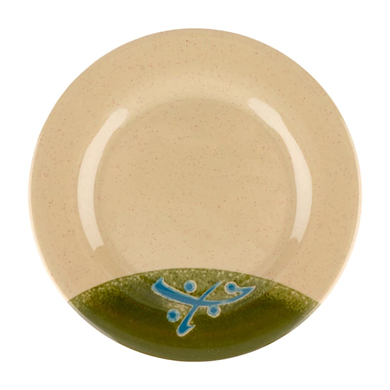 G.E.T. Enterprises M-5080-TD Traditional 9-1/4" Round Patterned Melamine Plate