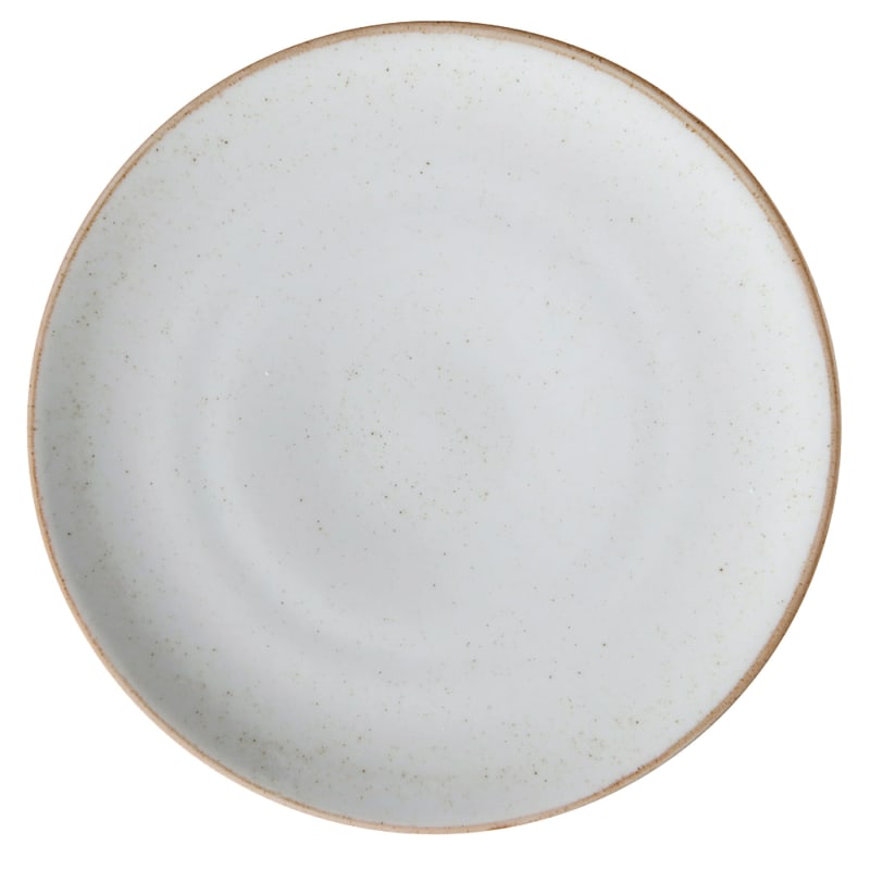 G.E.T. Enterprises PA1605711724 Corona Artisan Beige 7" Round Beige Porcelain Plate