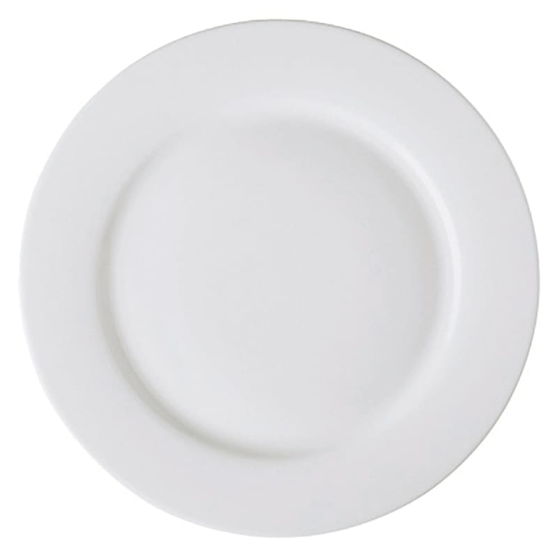 G.E.T. Enterprises PA1101901524 Corona Actualite 7-3/16" Round Bright White Porcelain Plate