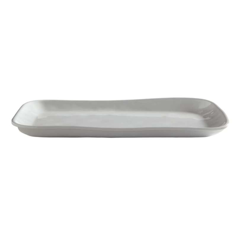 American Metalcraft CP12CL 12" x 7-1/8" Cloud Melamine Crave Platter