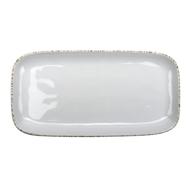 G.E.T. CS-1576-UM Urban Mill 15" x 7-1/2" Rectangular Melamine Tray