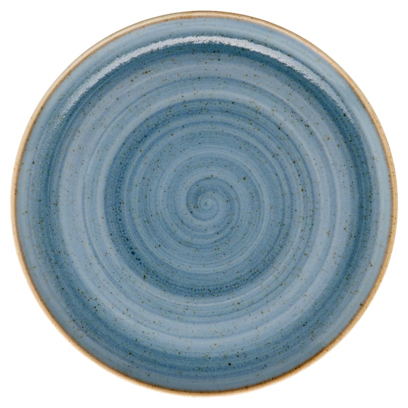 G.E.T. Enterprises PA1604711724 Corona Artisan Blue 7" Round Blue Porcelain Plate