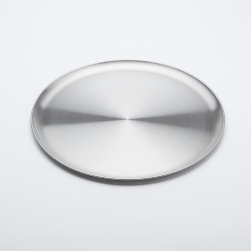 American Metalcraft SSP14 14" Round Satin Stainless Steel The Blend Plate