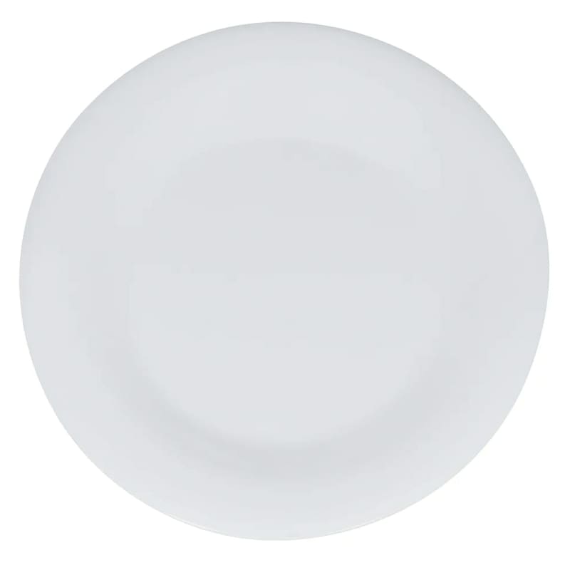 G.E.T. Enterprises WP-9-DW Diamond White 9-3/16" Round Diamond White Melamine Plate