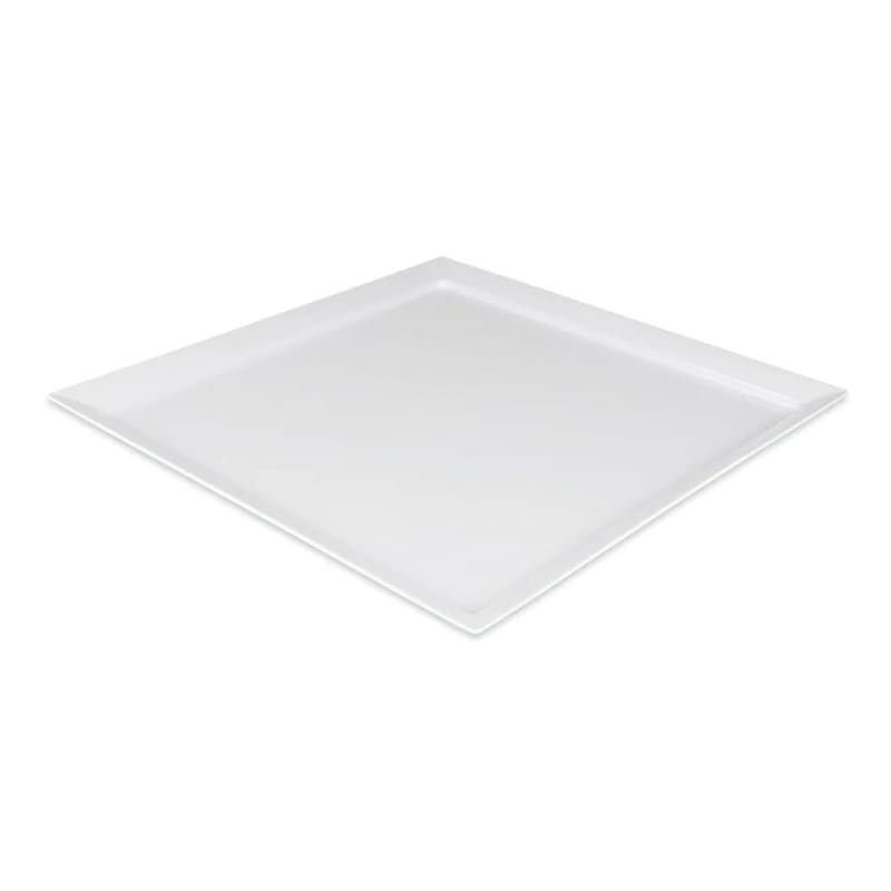 G.E.T. Enterprises ML-244-W Siciliano 23-7/8" Square White Melamine Plate
