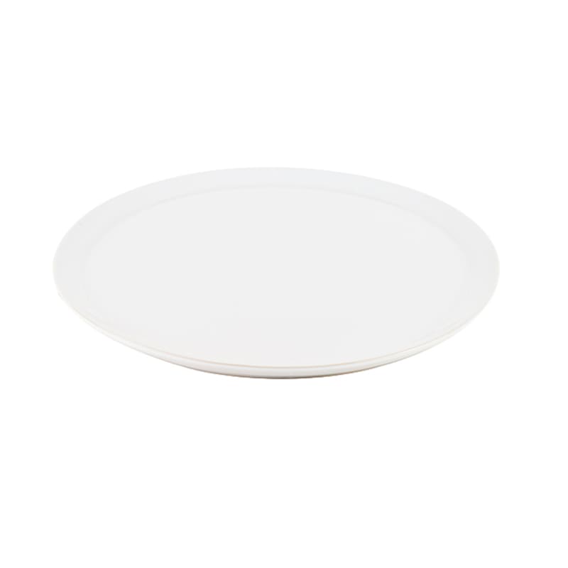American Metalcraft CERAM14 14 in Round White Ceramic Pizza Tray