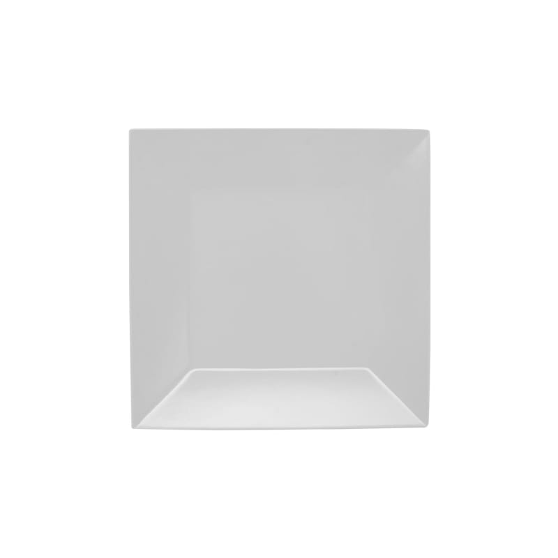 G.E.T. Enterprises ML-103-W Siciliano 8" Square White Melamine Plate