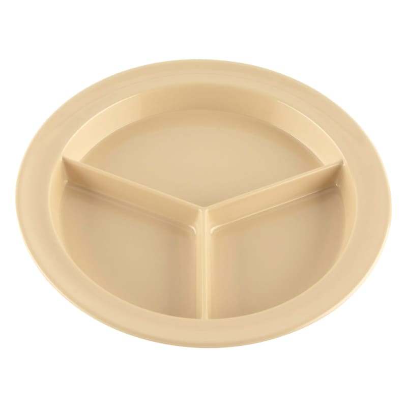 G.E.T. Enterprises CP-530-T Supermel 9" Round Tan Melamine Plate