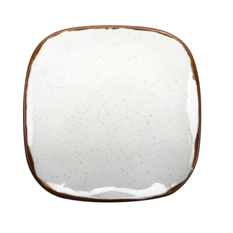 G.E.T. Enterprises SCS-9-RM Rustic Mill 9-1/2" Square Melamine Plate