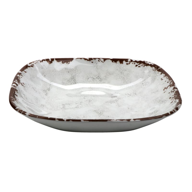G.E.T. Enterprises SB-48-FM French Mill 48 oz. Square French Mill Melamine Bowl