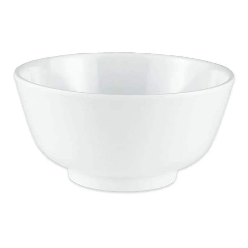 G.E.T. Enterprises 0172-W Water Lily 12 oz. Round White Melamine Bowl