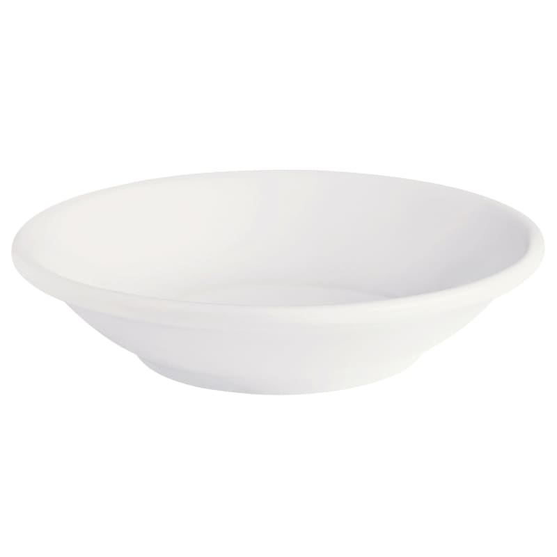 G.E.T. Enterprises PA1101703024 Corona Actualite 4 oz. Round Bright White Porcelain Monkey Dish