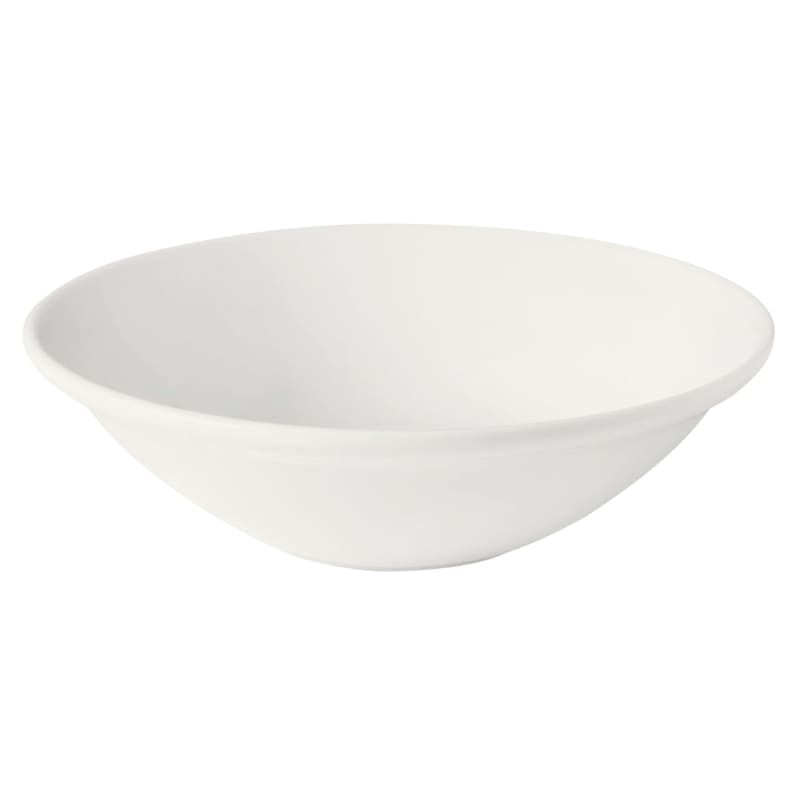 G.E.T. Enterprises PA1101903224 Corona Actualite 15.5 oz. Round Bright White Porcelain Bowl