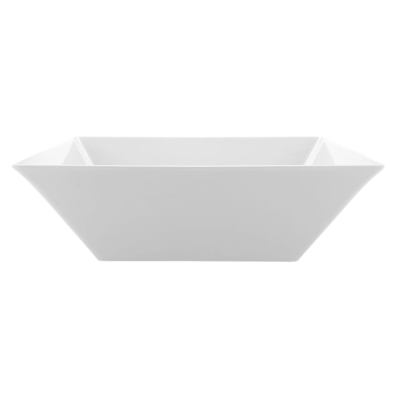 G.E.T. Enterprises ML-250-W Siciliano 20.4 Qt. Square White Melamine Bowl