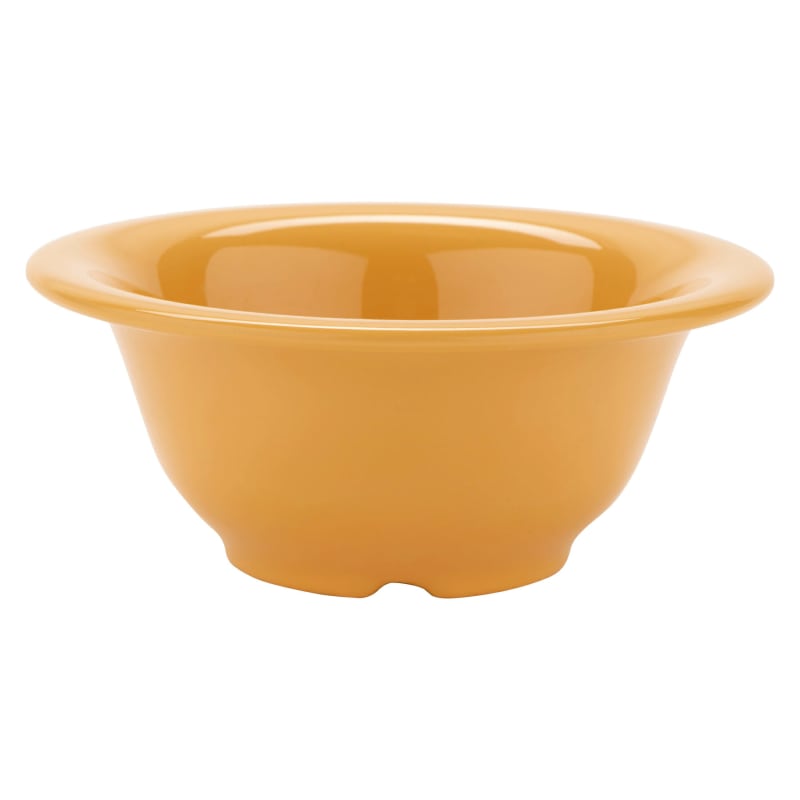 G.E.T. Enterprises B-105-TY Diamond Mardi Gras 10 oz. Round Tropical Yellow Melamine Bowl