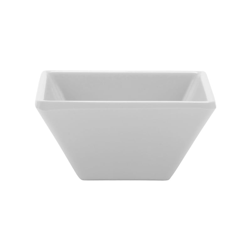 G.E.T. Enterprises ML-257-W Siciliano 3 oz. Square White Melamine Bowl
