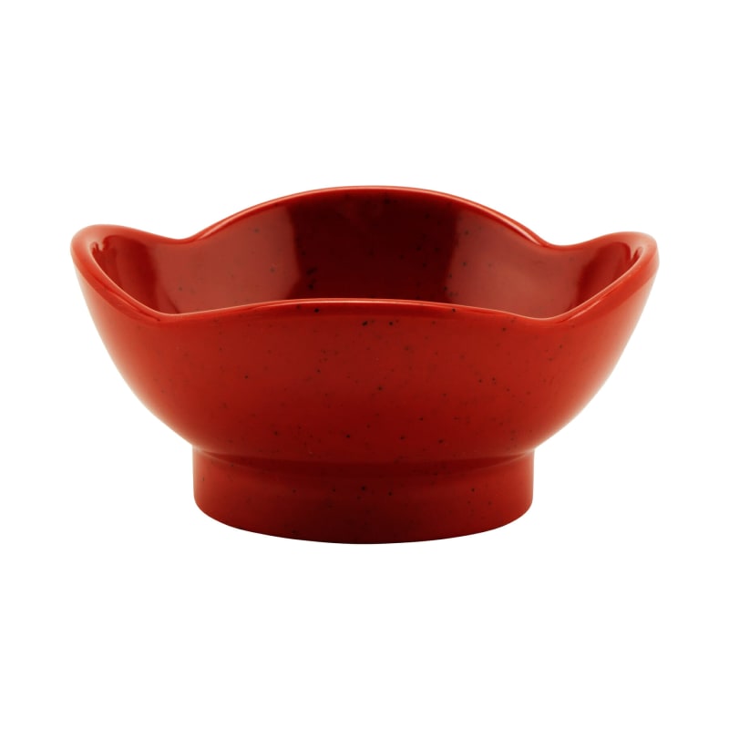 G.E.T. Enterprises B-129-RSP Red Sensation 3 oz. Round Red Melamine Bowl