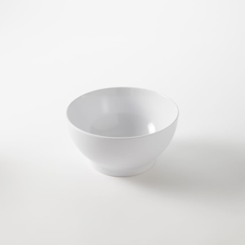 American Metalcraft NBW50 50 oz. Round White Melamine Noodle Bowl