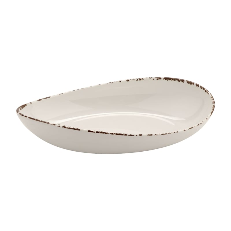 G.E.T. Enterprises B-65-TC Tuscan Mill 64 oz. Oval Tuscan Melamine Bowl