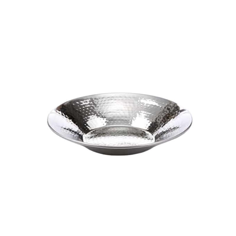 American Metalcraft HMRD12 85 oz. Round Hammered Stainless Steel Serving Bowl
