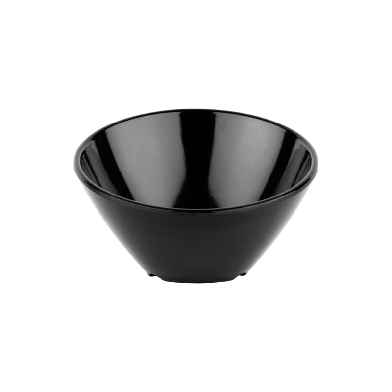 G.E.T. Enterprises B-783-BK Black Elegance 3 oz. Slanted Black Melamine Bowl