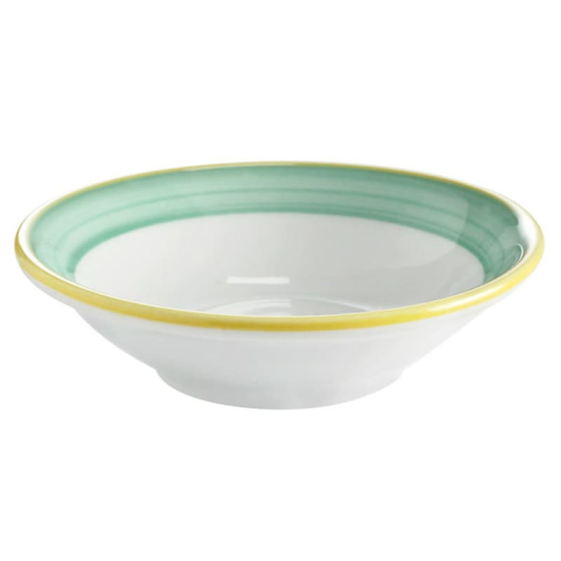 G.E.T. Enterprises PA1603903224 Corona Calypso 15.5 oz. Round Calypso Green Porcelain Bowl