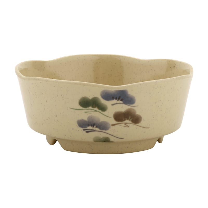 G.E.T. Enterprises 0163-TK Tokyo 16 oz. Rectangular Patterned Melamine Bowl
