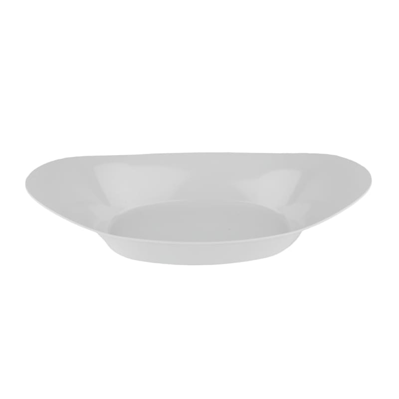 G.E.T. Enterprises OVB-16-W Oval Acclaim 16 oz. Oval White Melamine Bowl