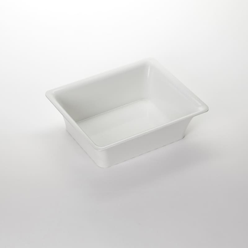 American Metalcraft MRECB13 176 oz. Rectangle White Melamine Bowl
