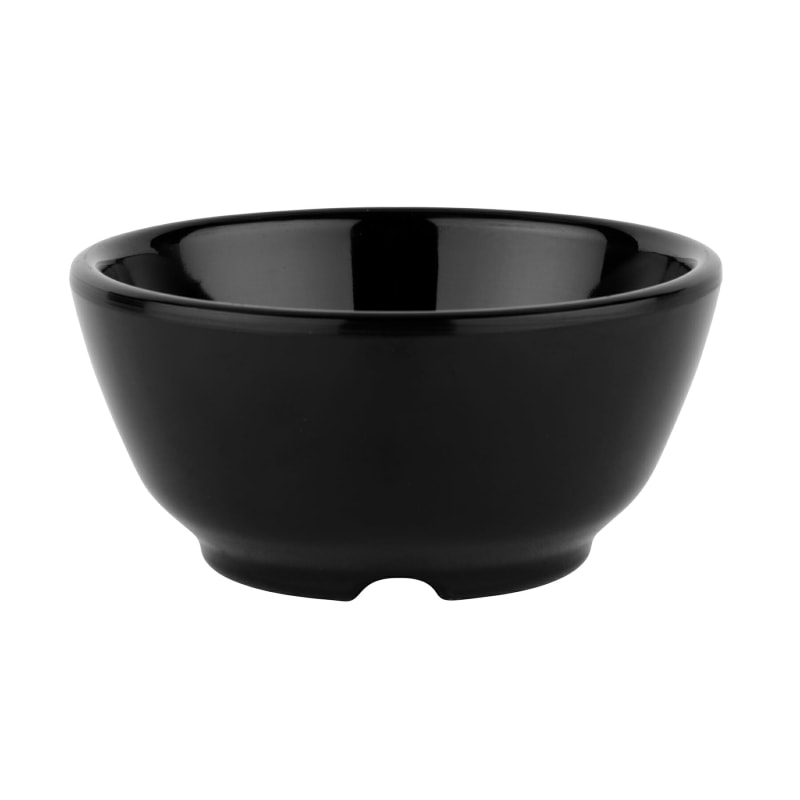 G.E.T. Enterprises B-45-BK Black Elegance 10 oz. Round Black Melamine Bowl