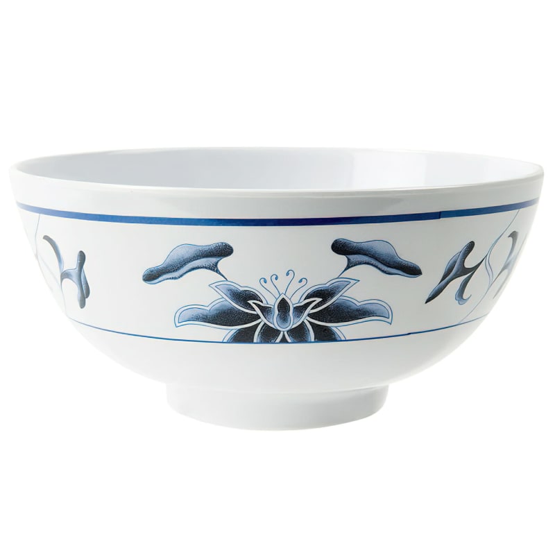 G.E.T. Enterprises M-768-B Water Lily 9 oz. Round Patterned Melamine Bowl