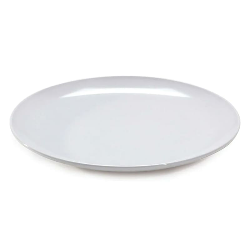 G.E.T. Enterprises ML-240-W Siciliano 18" Round White Melamine Plate