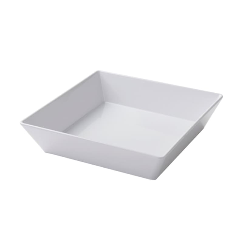 American Metalcraft MELSQ10 64 oz, Square White Melamine Endurance™ Bowl