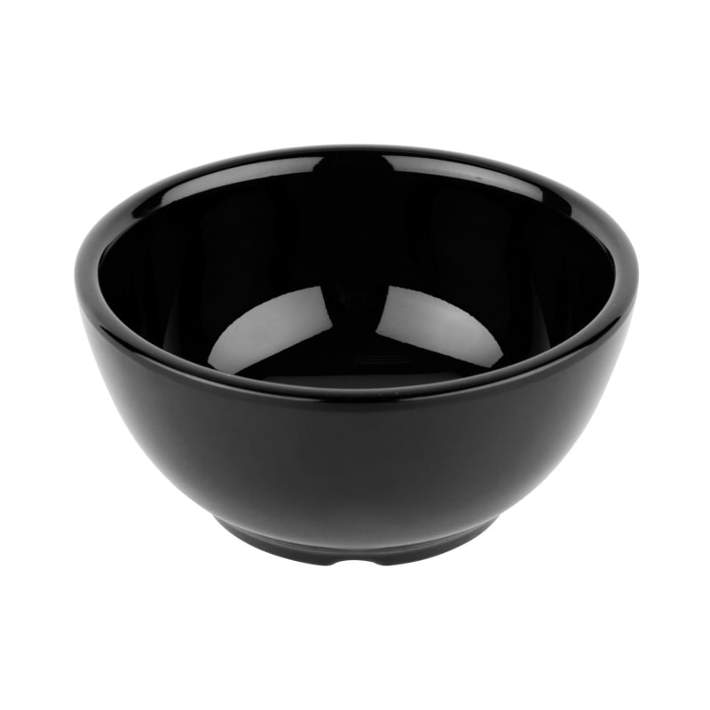G.E.T. Enterprises B-525-BK Black Elegance 16 oz. Round Black Melamine Bowl