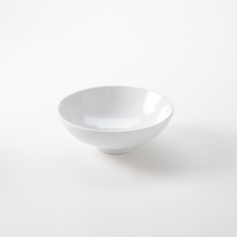 American Metalcraft NBW32 32 oz. Round White Melamine Noodle Bowl