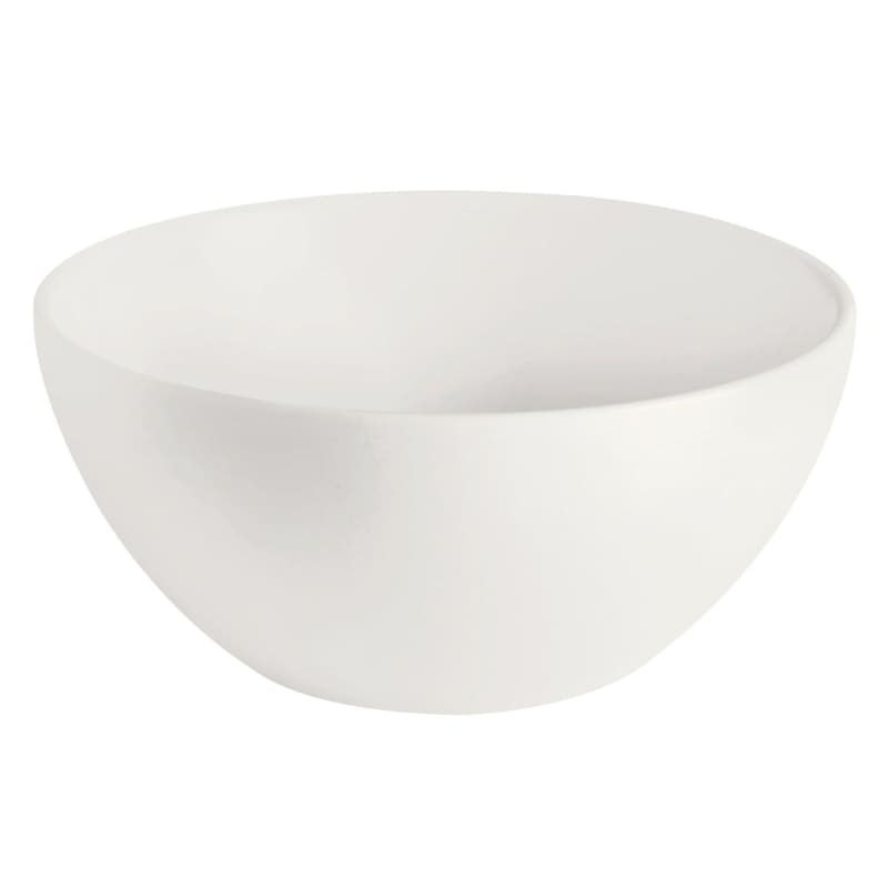 G.E.T. Enterprises PA1101523024 Corona Actualite 23 oz. Round Bright White Porcelain Bowl