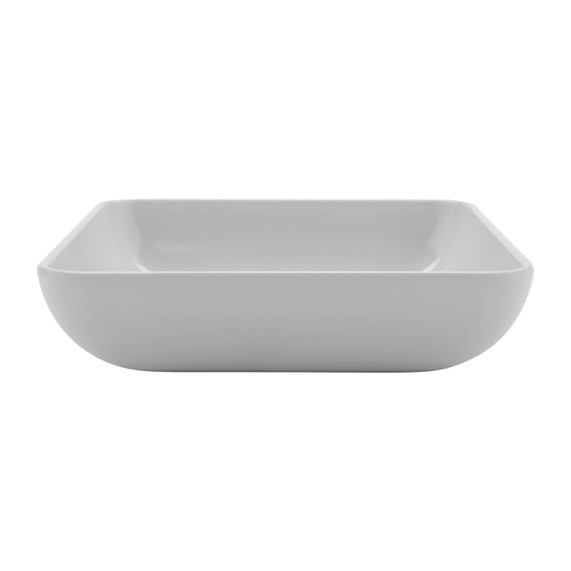 G.E.T. Enterprises CS-8020-W Midtown 48 oz. Square White Melamine Bowl