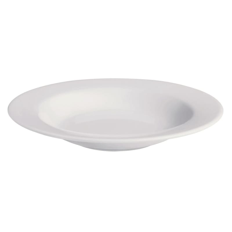 G.E.T. Enterprises PA1101703624 Corona Actualite 9.7 oz. Round Bright White Porcelain Bowl
