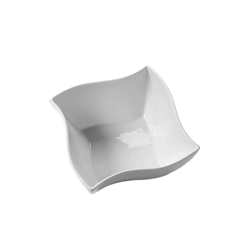 American Metalcraft SQVY8 87 oz. White Porcelain Squavy™ Bowl