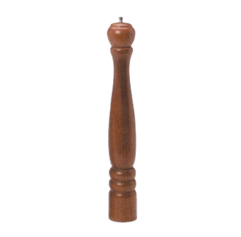 American Metalcraft WPM18 18" Mahogany Wood Pepper Mill